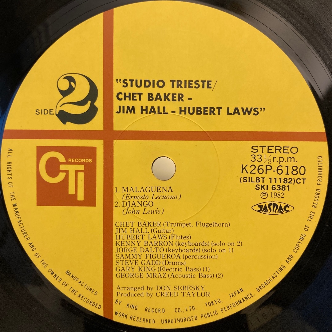 Chet Baker / Jim Hall / Hubert Laws 6