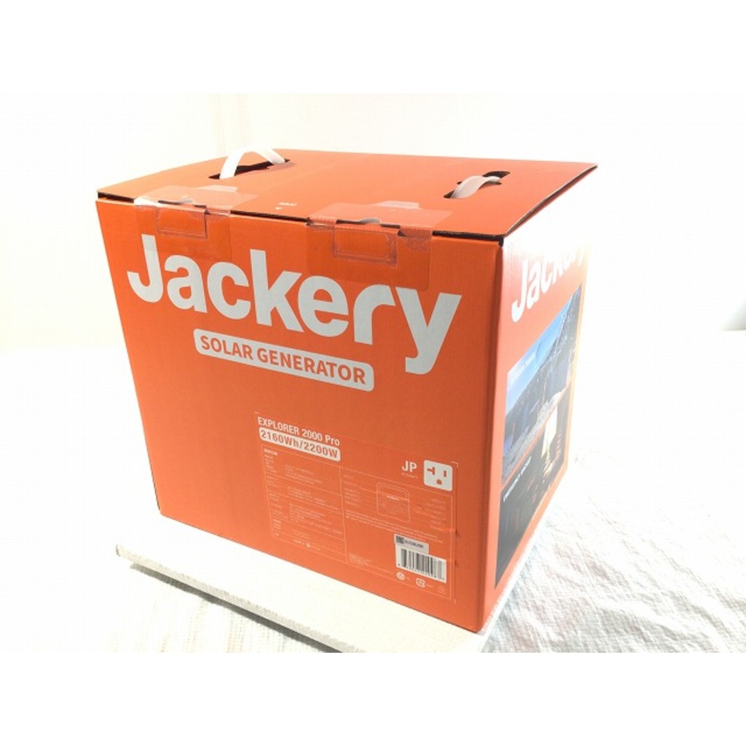 ☆未使用品☆ Jackery ジャクリー ポータブル電源 2000 Pro JE-2000A 2160Wh 2200Wポータブルバッテリー キャンプ アウトドア 74418 自動車/バイクのバイク(工具)の商品写真