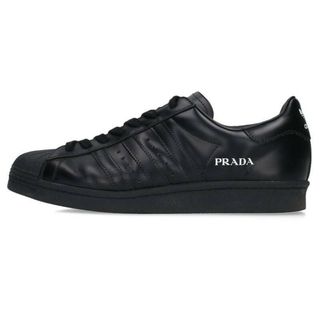 プラダ(PRADA)のプラダ ×アディダス adidas  SUPERSTAR FW6679 ロゴスーパースターローカットスニーカー  メンズ 27cm(スニーカー)