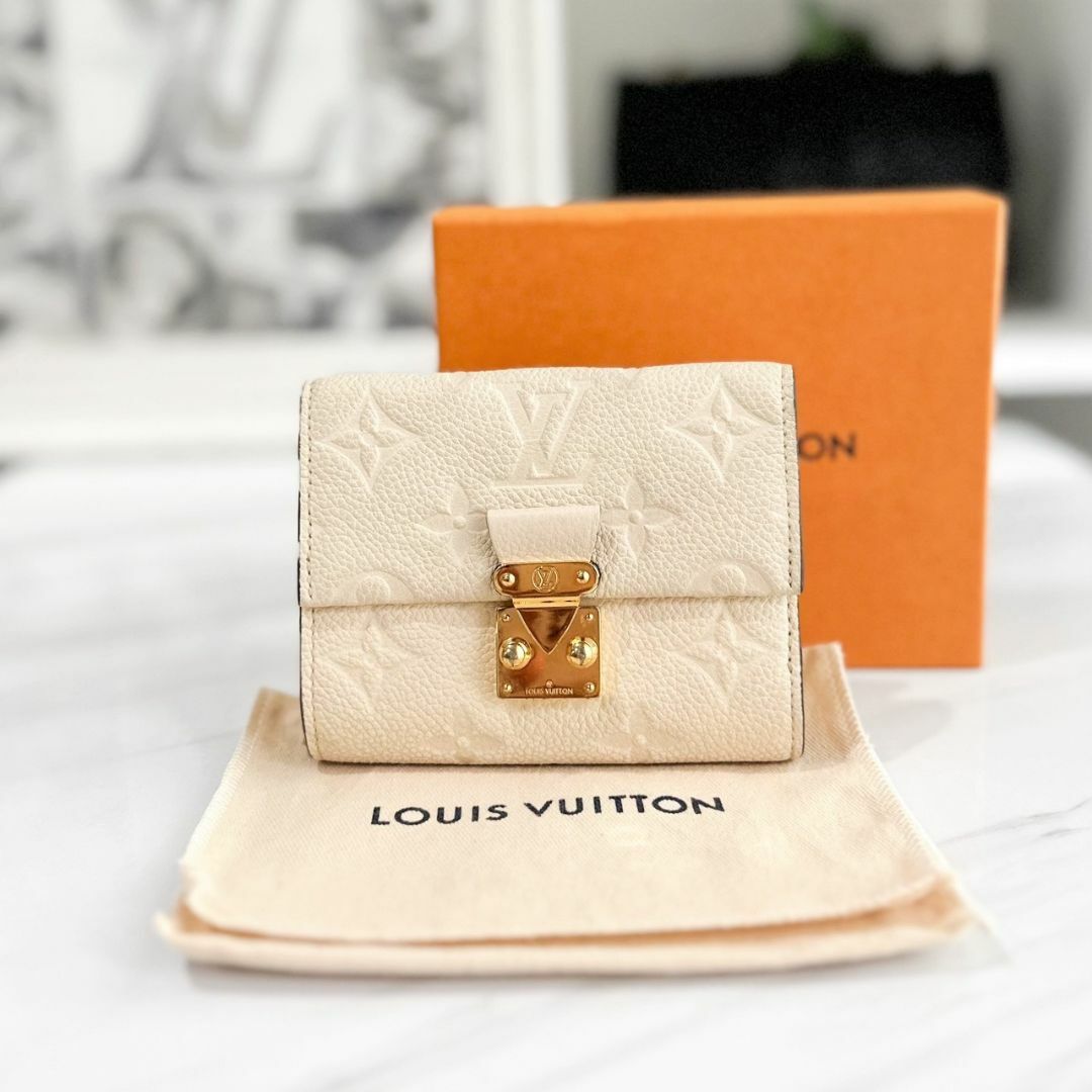 ルイヴィトン LOUIS VUITTON モノグラム アンプラント ポルトフォイユ メティスコンパクト 財布 クレーム M81071  新入荷 LV1416