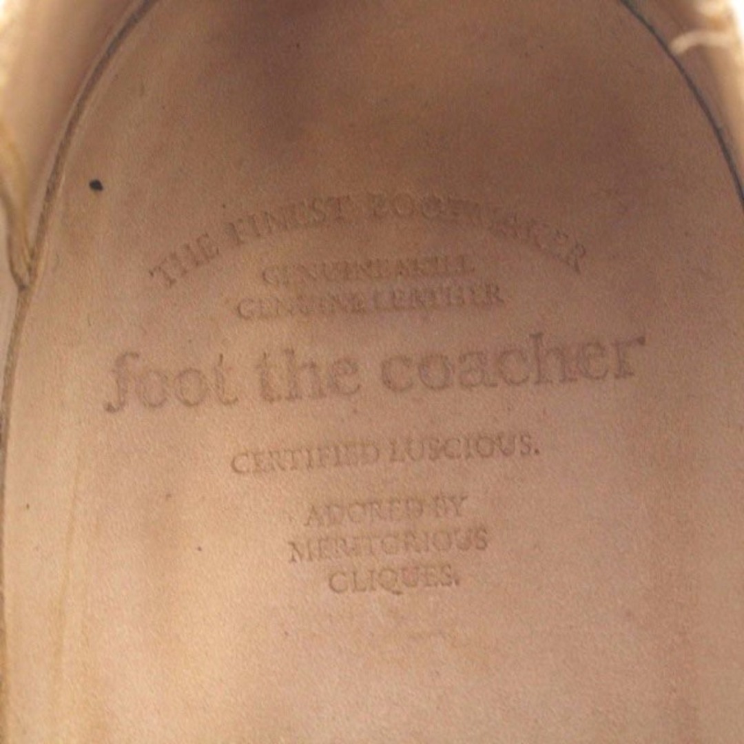 foot the coacher(フットザコーチャー)のフットザコーチャー ハーダー レースアップシューズ プラットフォーム 5.5 白 レディースの靴/シューズ(その他)の商品写真