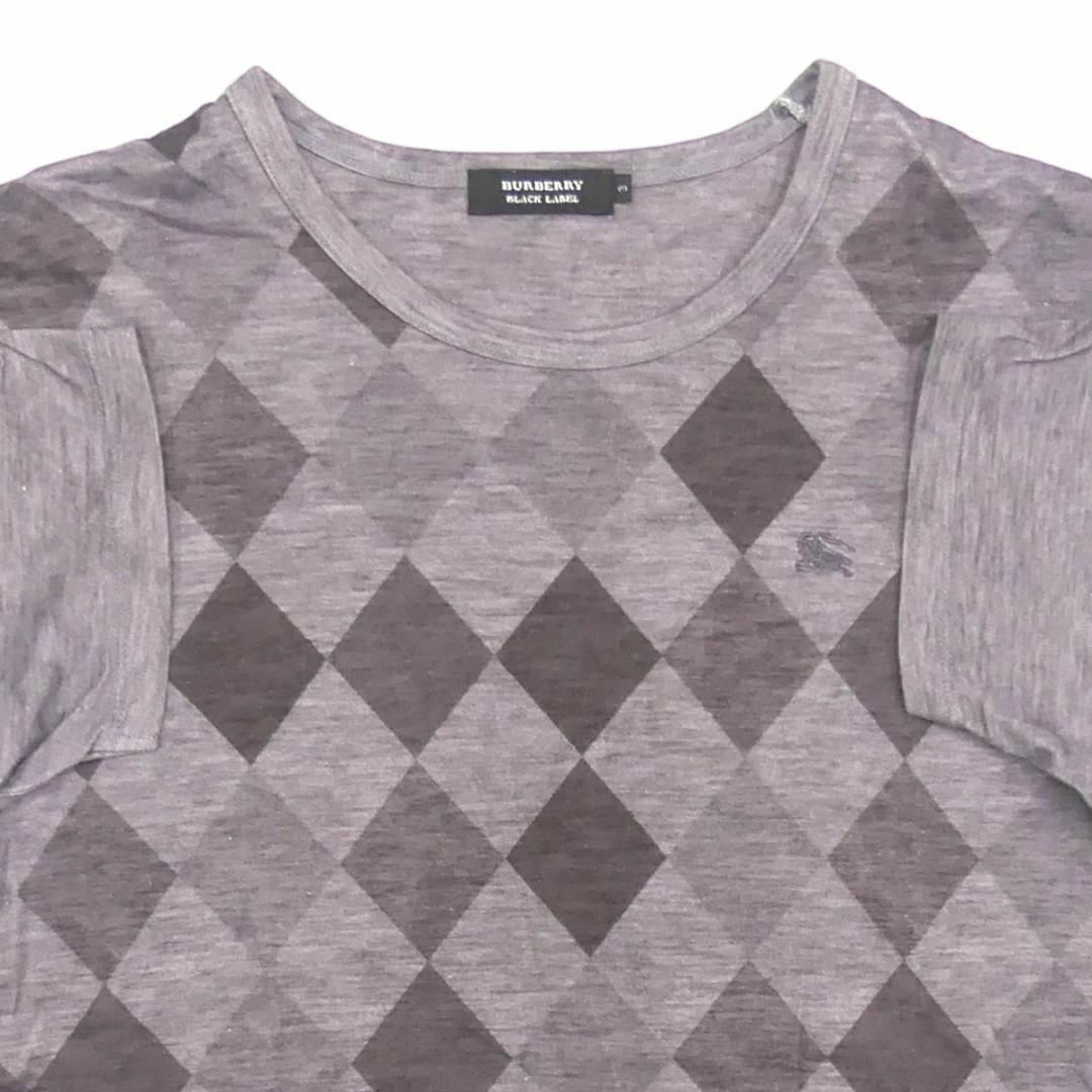 BURBERRY BLACK LABEL(バーバリーブラックレーベル)の廃盤 バーバリーブラックレーベル Tシャツ L メンズ カットソー TY2474 メンズのトップス(Tシャツ/カットソー(半袖/袖なし))の商品写真