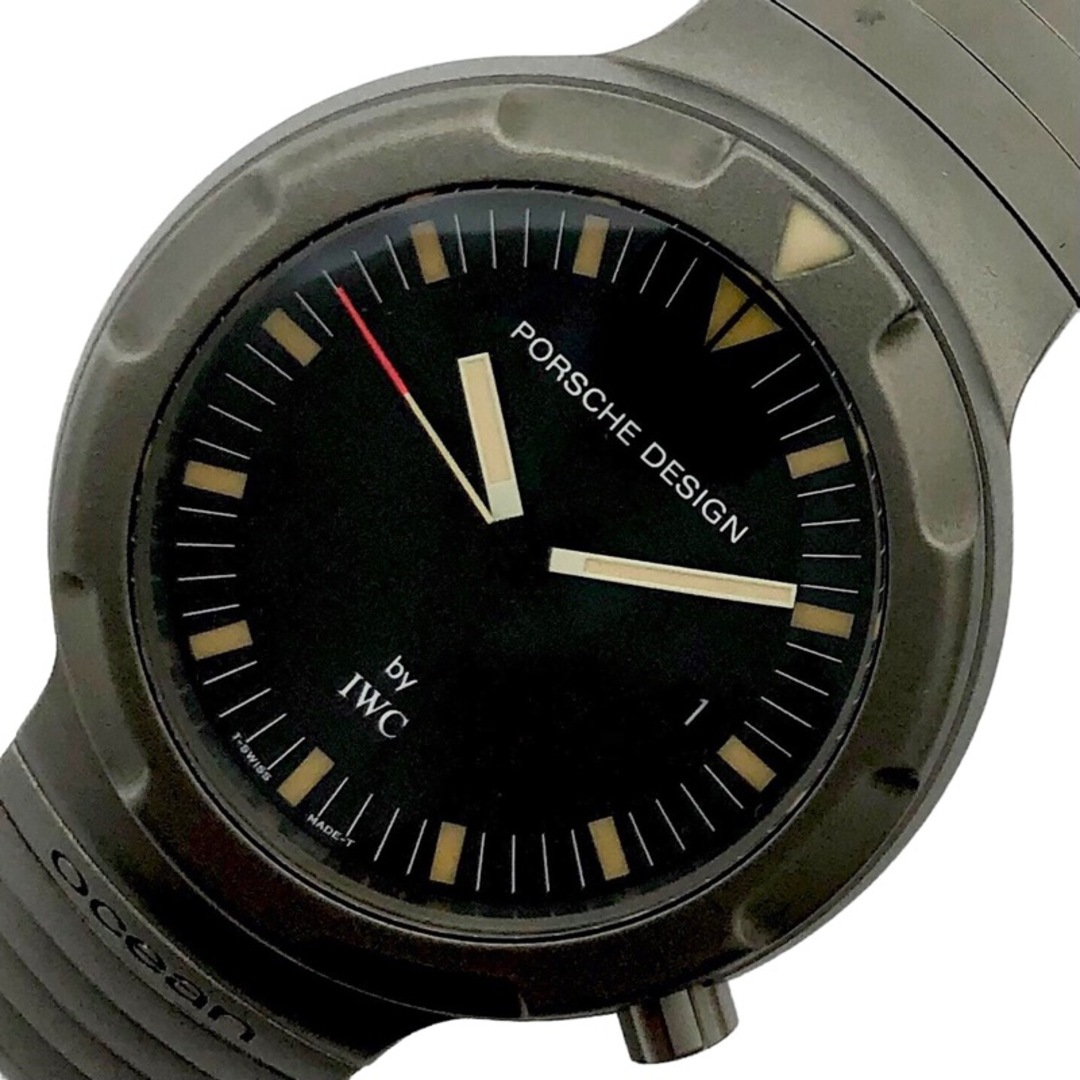 Porsche Design(ポルシェデザイン)の　ポルシェデザイン PORSCHE DESIGN ポルシェ デザインby.IWC オーシャン 2000 11101 ブラック文字盤 チタン 自動巻き メンズ 腕時計 メンズの時計(その他)の商品写真