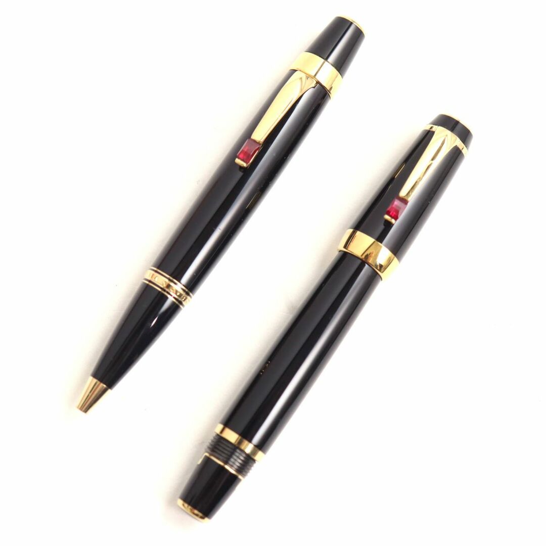 美品◇MONTBLANC モンブラン BOHEME ボエム レッドストーン ペン先14K