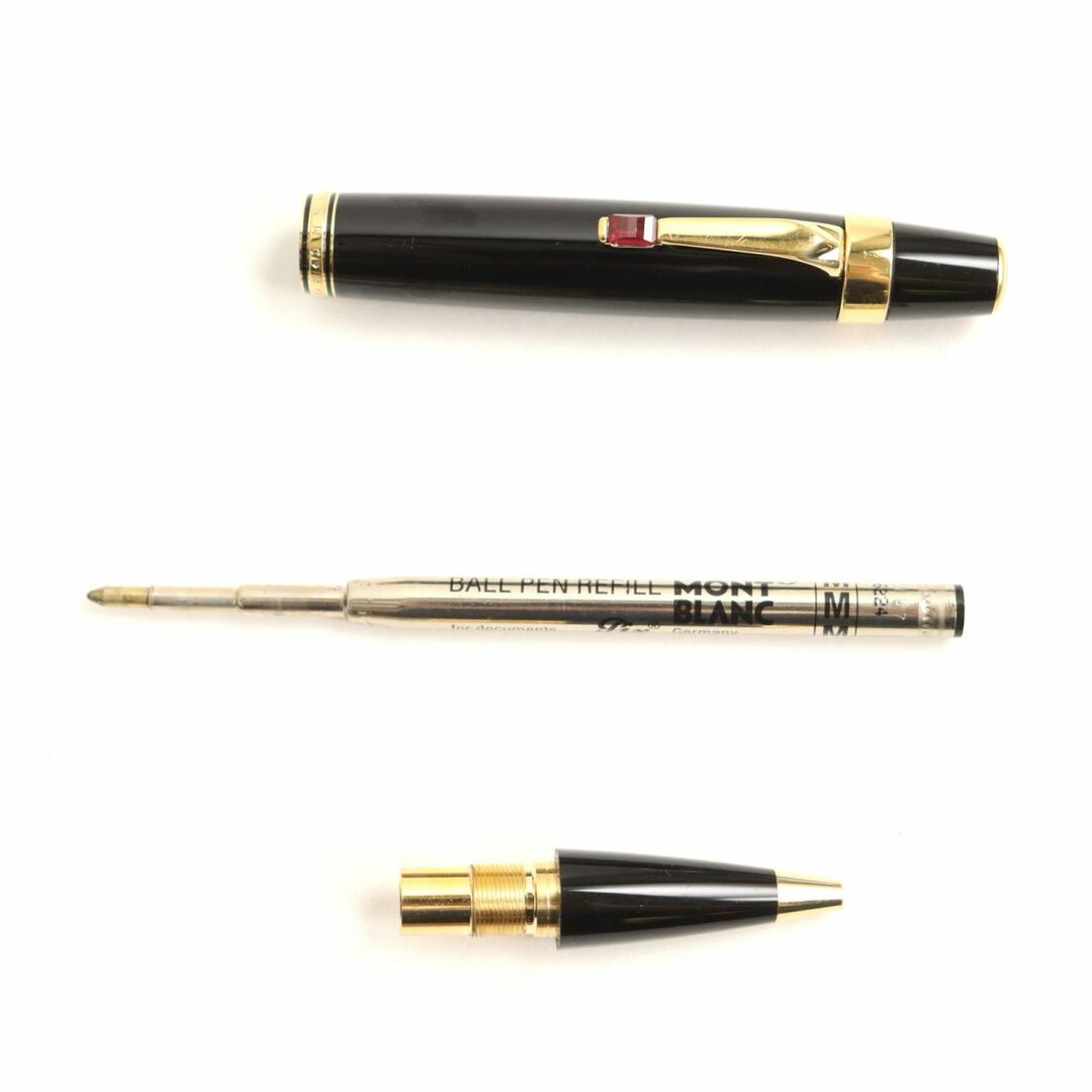 美品◇MONTBLANC モンブラン BOHEME ボエム レッドストーン ペン先14K