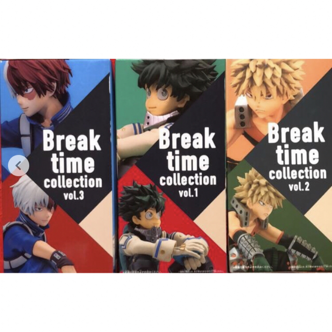 BANDAI(バンダイ)のヒロアカ　Break time collectionフィギュア【爆豪　緑谷　轟】 エンタメ/ホビーのフィギュア(アニメ/ゲーム)の商品写真