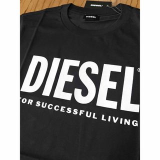 ディーゼル(DIESEL)のDIESEL  新品未使用　XSサイズ　Tシャツ　カットソー　黒　ディーゼル(Tシャツ/カットソー(半袖/袖なし))