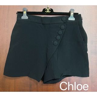 クロエ(Chloe)の美品　Chloe クロエ　ショートパンツ　黒(ショートパンツ)