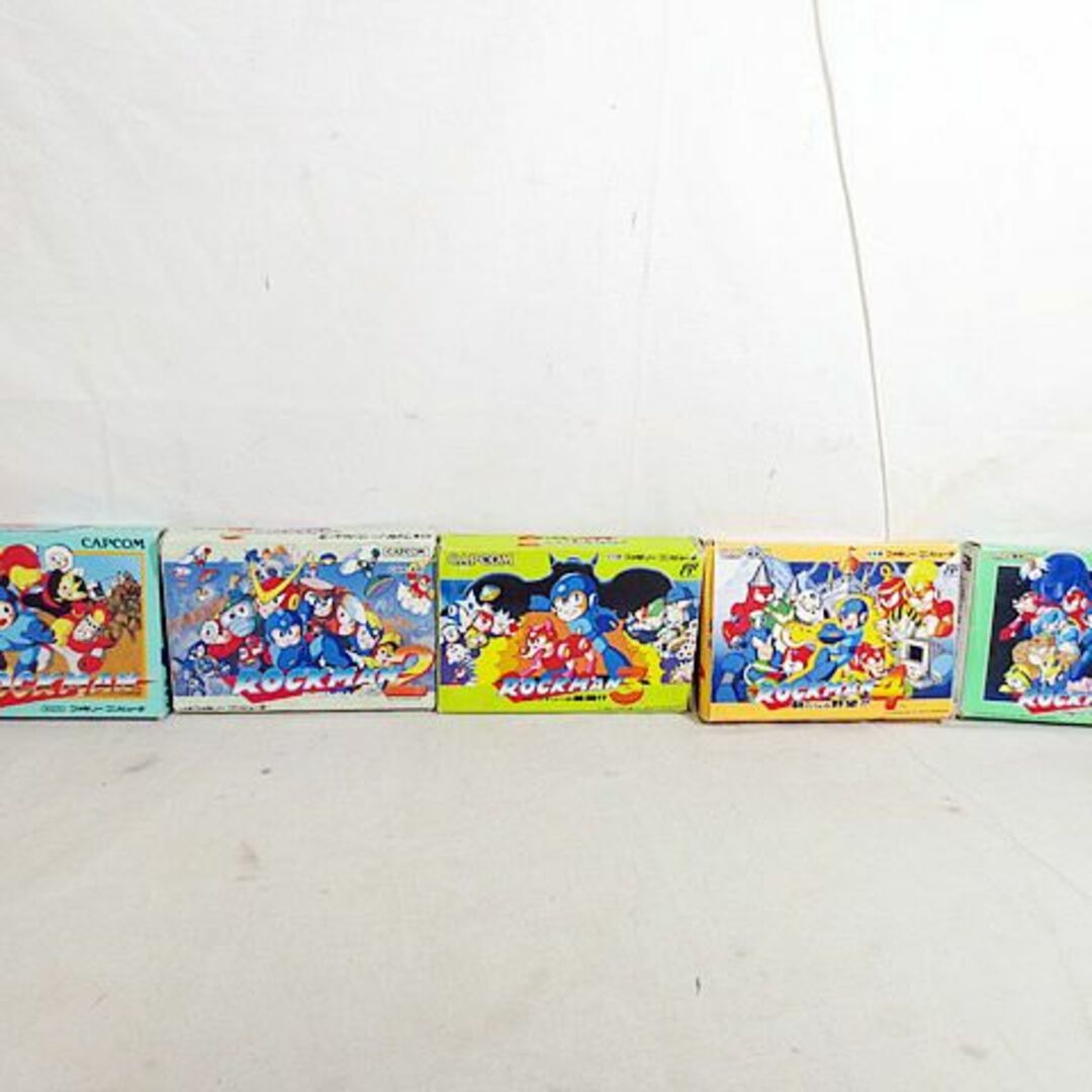 美品　ファミコン　FC　ロックマン　ロックマン2　ロックマン3　ロックマン4