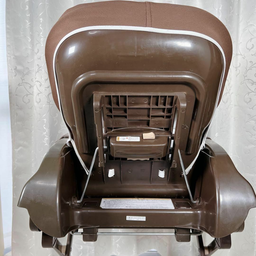サントスピンク 【美品】カトージ ハイローチェア ブラウン 子育て