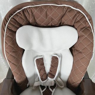 サントスピンク 【美品】カトージ ハイローチェア ブラウン 子育て