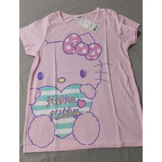 サンリオ(サンリオ)のハローキティ　大人Tシャツ (ハート) ホワイト3(Tシャツ(半袖/袖なし))