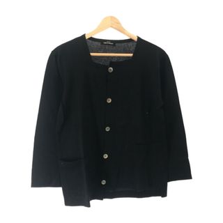 美品 コムデギャルソン カーディガン レース シースルー 黒 レーヨン L