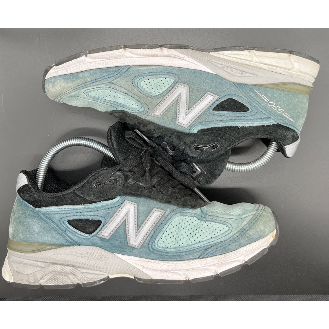 New Balance(ニューバランス)の25.5cm New Balance 990V4 DM4 ブルー　ブラック メンズの靴/シューズ(スニーカー)の商品写真