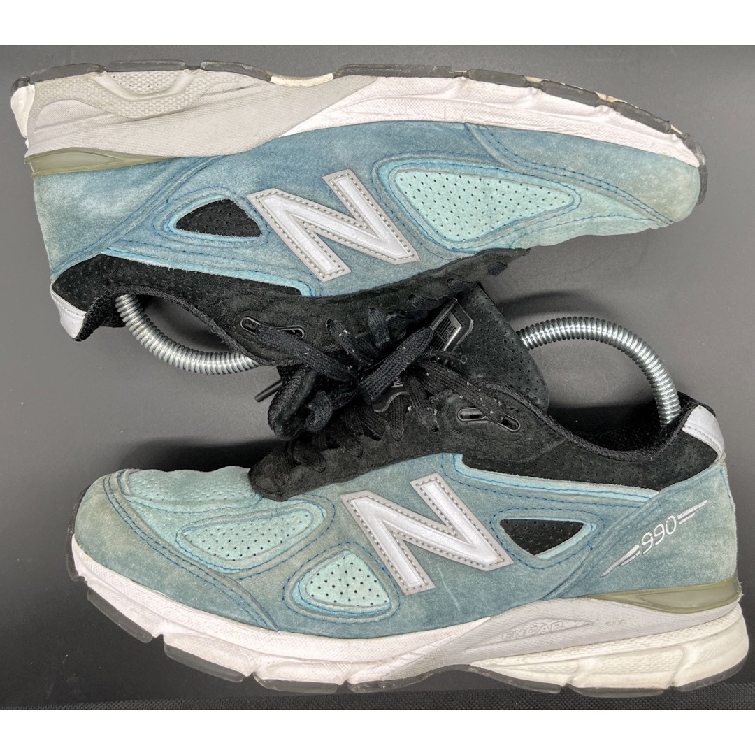 New Balance(ニューバランス)の25.5cm New Balance 990V4 DM4 ブルー　ブラック メンズの靴/シューズ(スニーカー)の商品写真