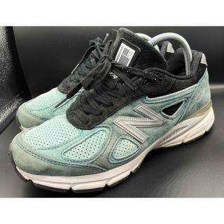 ニューバランス(New Balance)の25.5cm New Balance 990V4 DM4 ブルー　ブラック(スニーカー)