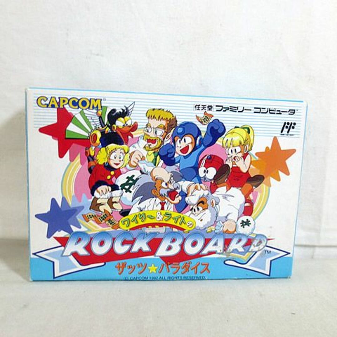 美品 ファミコン FC ROCK BOARD ロックマン ロックボード-