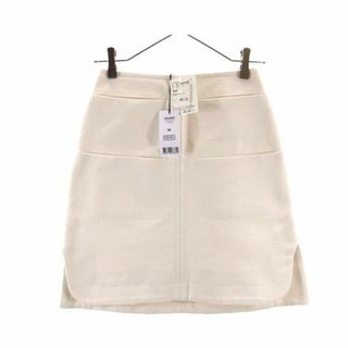 カルヴェン(CARVEN)の未使用 カルヴェン 台形 スカート 34 ホワイト系 CARVEN レディース 【中古】  【230707】(ミニスカート)