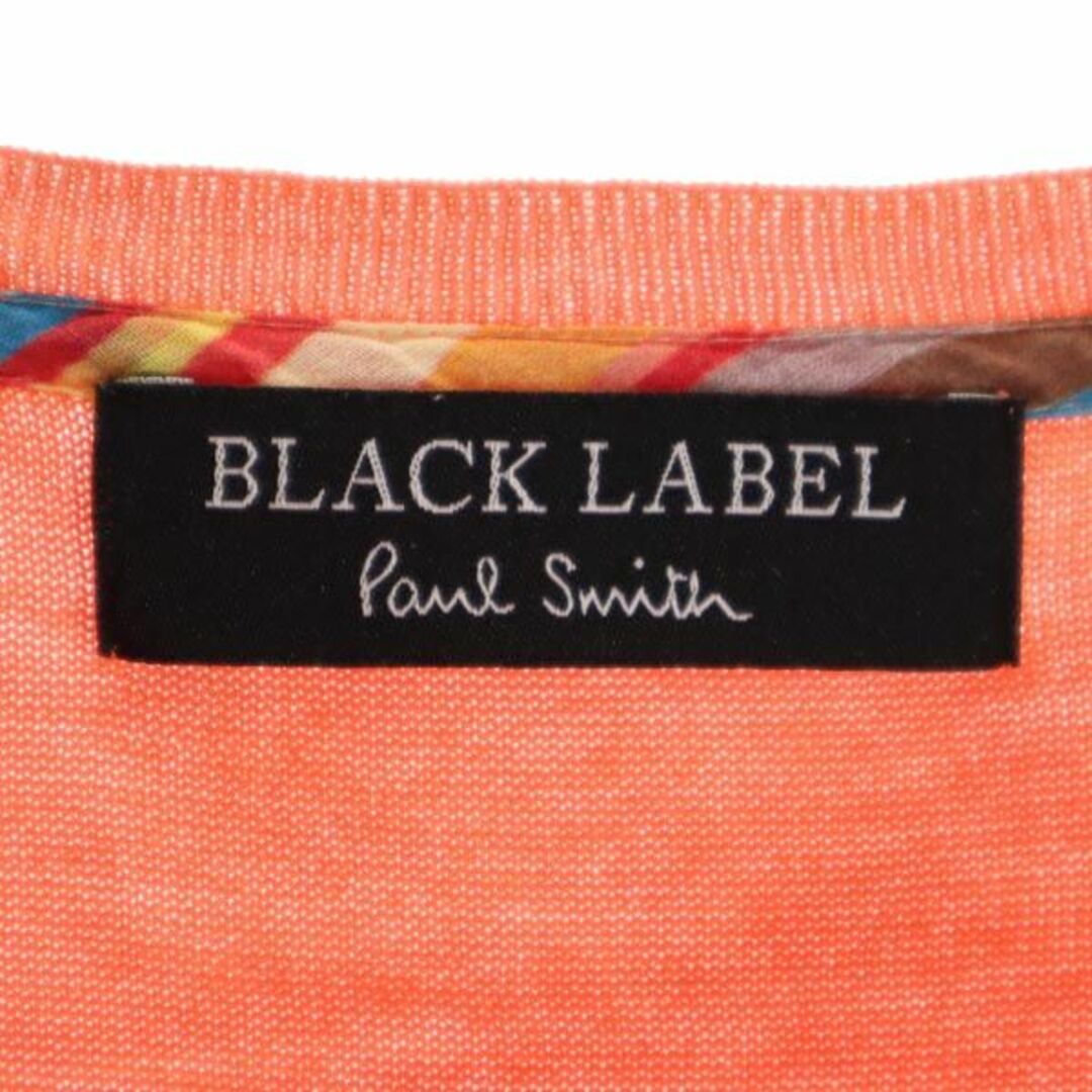 Paul Smith(ポールスミス)のポールスミス 半袖 カーディガン M オレンジ Paul Smith BLACK LABEL レディース 【中古】  【230707】 メール便可 レディースのトップス(カーディガン)の商品写真