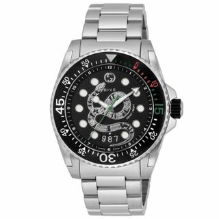 グッチ(Gucci)のグッチ GUCCI 腕時計 DIVE ダイブ YA136218 ブラック(腕時計(アナログ))