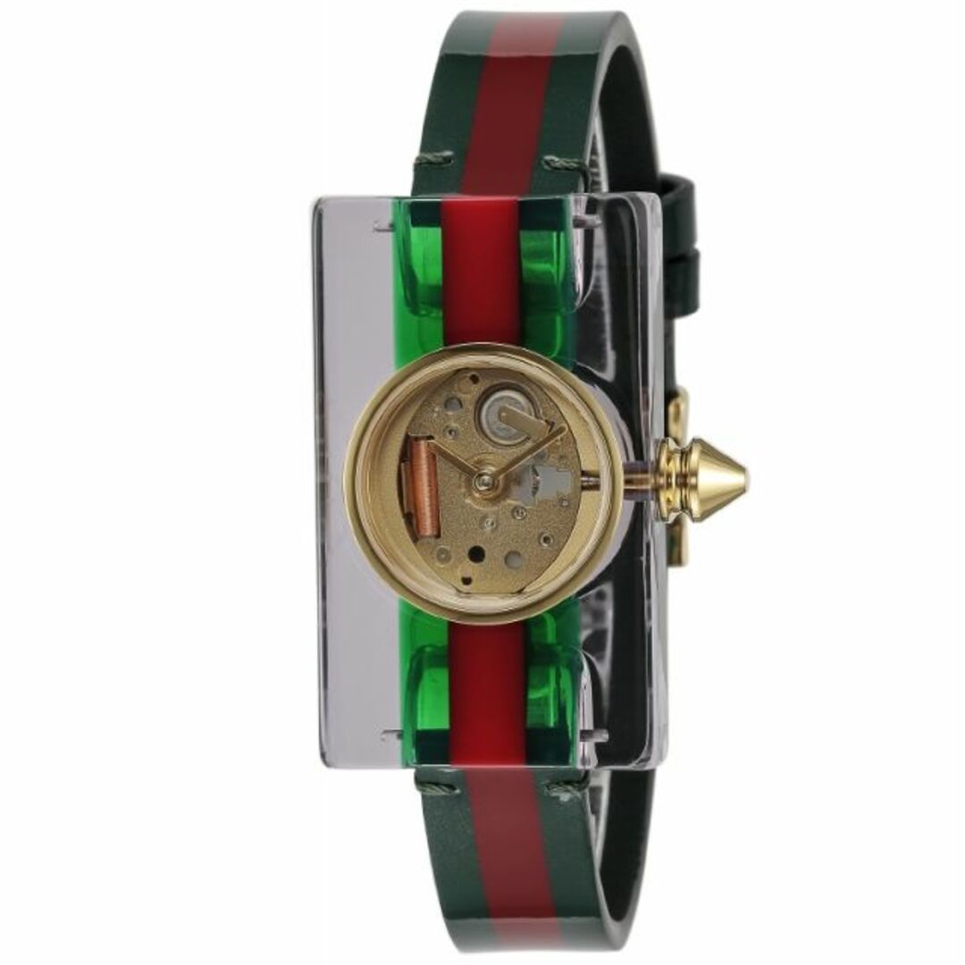 Gucci(グッチ)のグッチ GUCCI 腕時計 YA143505 レッド×グリーン レディースのファッション小物(腕時計)の商品写真