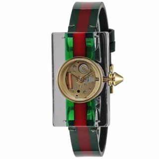 グッチ(Gucci)のグッチ GUCCI 腕時計 YA143505 レッド×グリーン(腕時計)