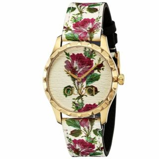 グッチ(Gucci)のグッチ GUCCI 腕時計 Gタイムレス YA1264084 ベージュ(腕時計)