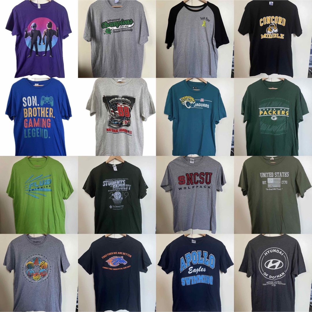 USA製　tシャツ 50着　ベール　まとめ売り　企業 NFL スポーツ系etc… | フリマアプリ ラクマ