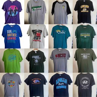 ヘインズ(Hanes)のUSA製　tシャツ 50着　ベール　まとめ売り　企業 NFL スポーツ系etc…(Tシャツ/カットソー(半袖/袖なし))