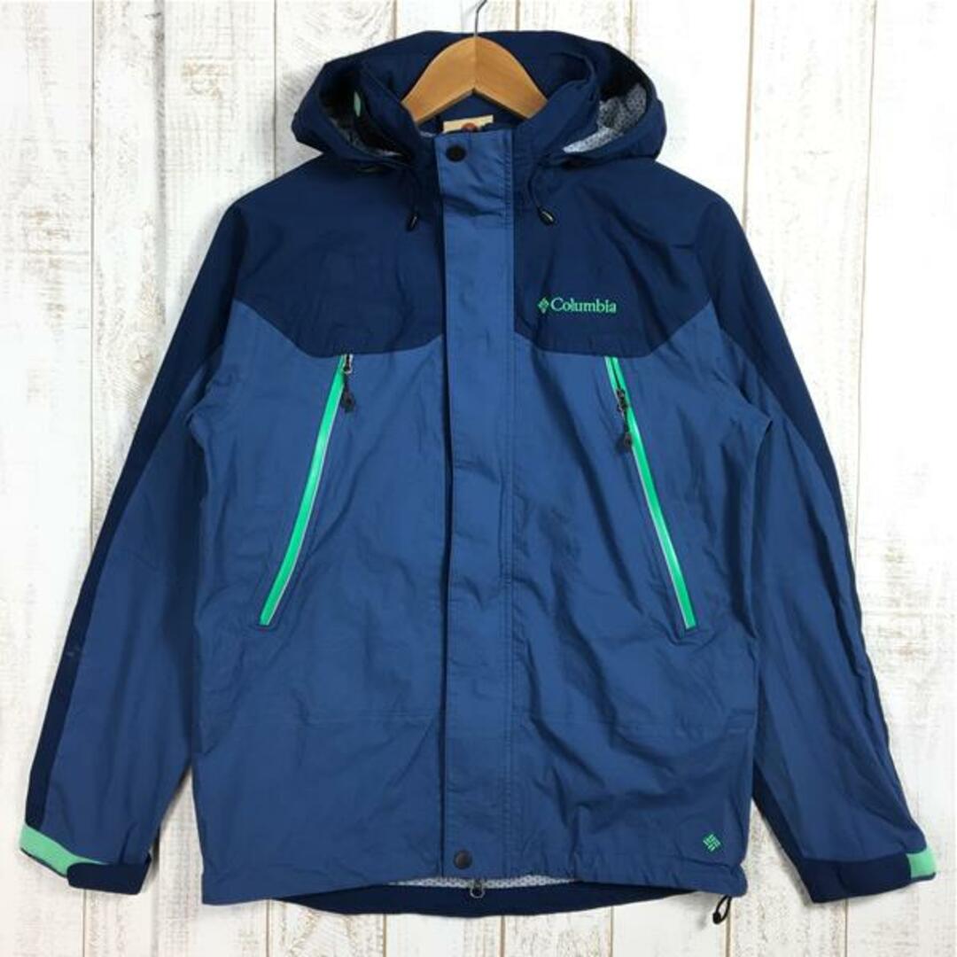 カラーMENs S  コロンビア ロックウッド レインスーツ | ジャケットのみ COLUMBIA PM0089 ブルー系