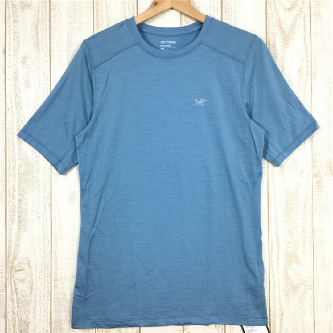 MENs S  アークテリクス イオニア メリノ ウール ショートスリーブ Tシャツ Ionia Merino Wool Short Sleeve T-Shirt ARCTERYX X000006816 019563 Solace ブルー系