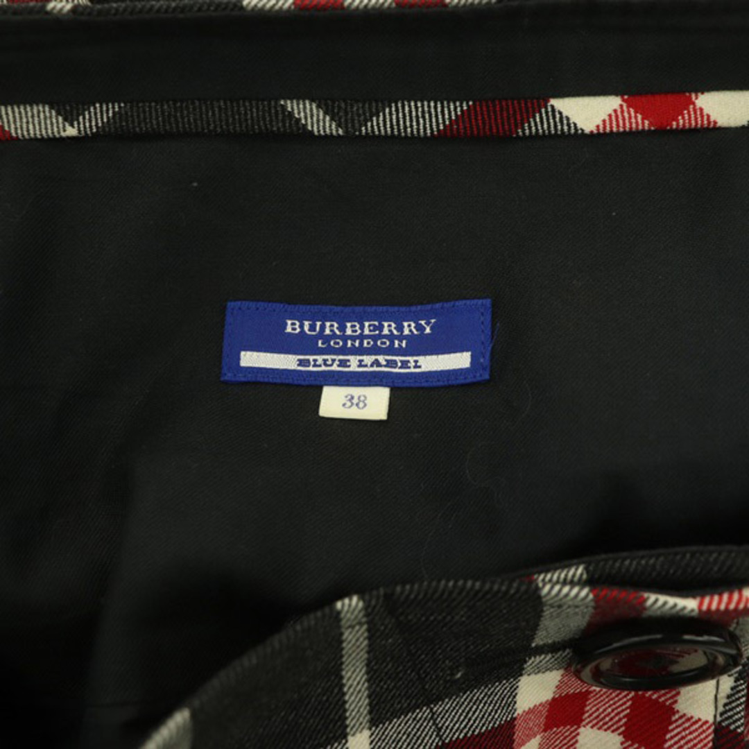 BURBERRY BLUE LABEL(バーバリーブルーレーベル)のバーバリーブルーレーベル キュロット ショートパンツ チェック ウール混 38 レディースのパンツ(キュロット)の商品写真