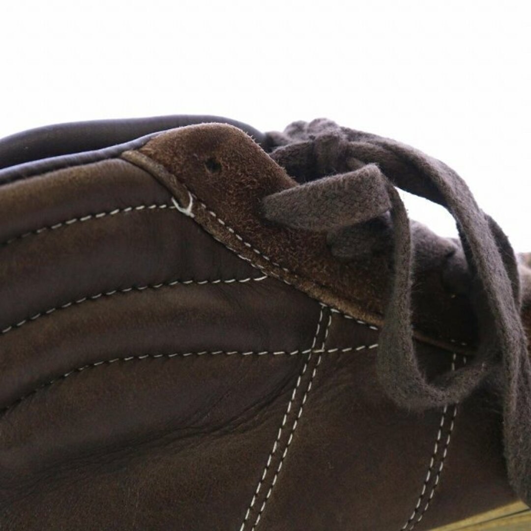 VISVIM スニーカー ハイカット レザー US9.5 27.5cm 茶色