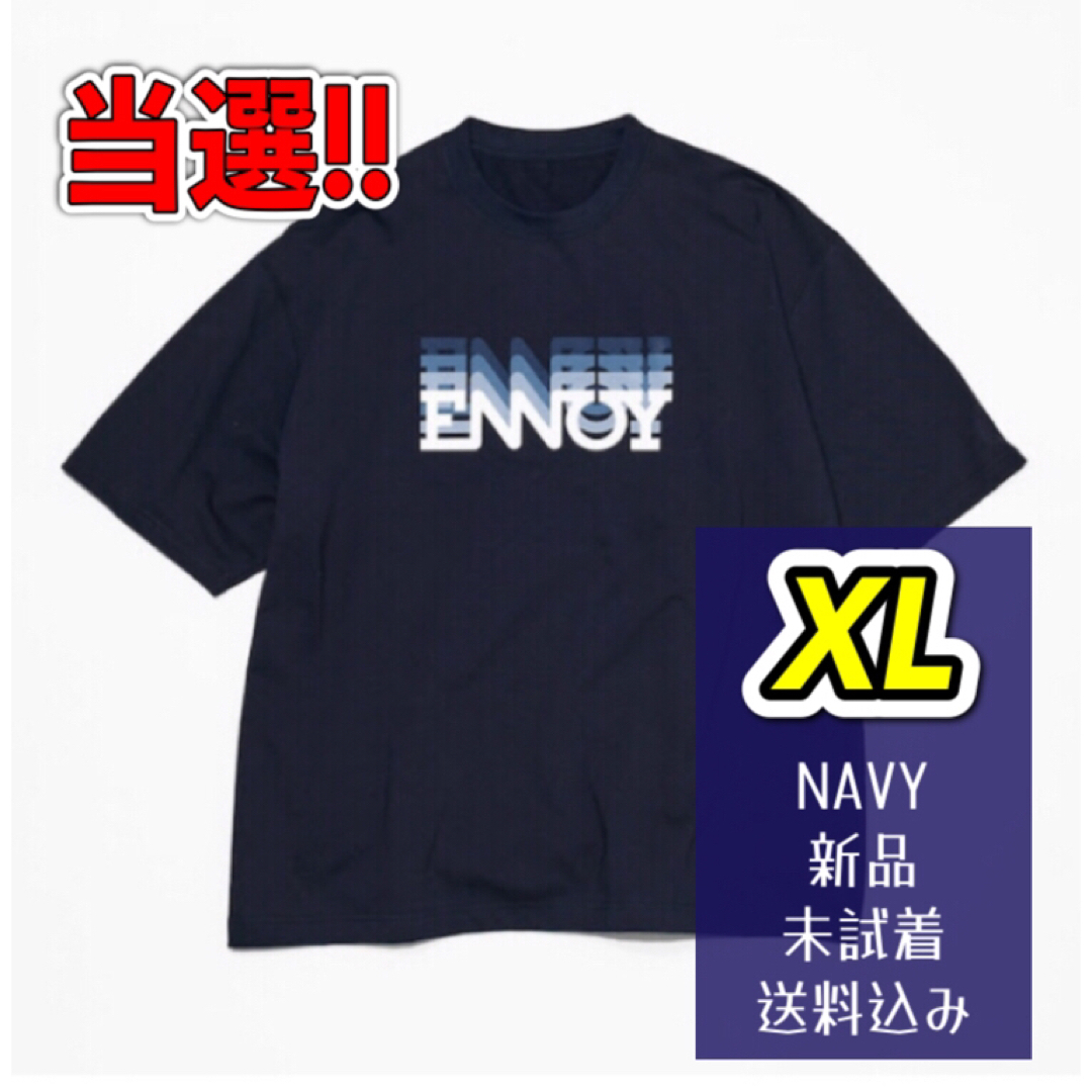 1LDK SELECT(ワンエルディーケーセレクト)の【当選】ENNOY ELECTRIC LOGO GRADATION SS TEE メンズのトップス(Tシャツ/カットソー(半袖/袖なし))の商品写真