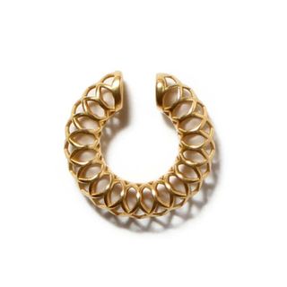 サスキアディッツ(SASKIA DIEZ)の【新品未使用】 サスキアディツ SASKIA DIEZ イヤーカフ MESH EARCUFF NO1 BRASS, GOLD PLATED GOLD 061.05.01.000.01.11 (イヤーカフ)