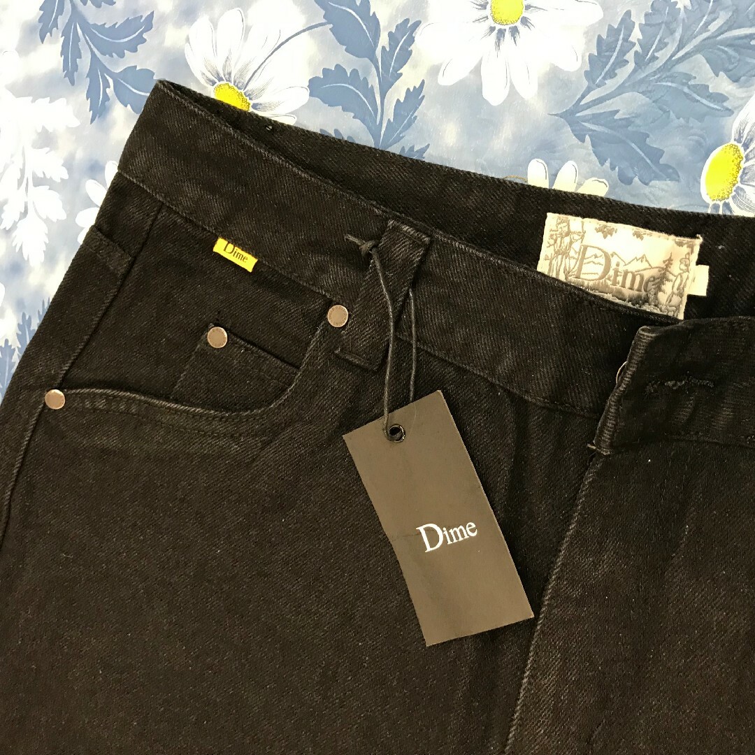 Dime ブラックバギージーンズ デニム パンツ ダイム Mサイズ デニム