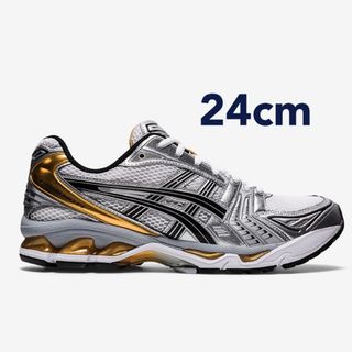 アシックス(asics)のアシックス ゲルカヤノ14 ゴールド 24cm(スニーカー)