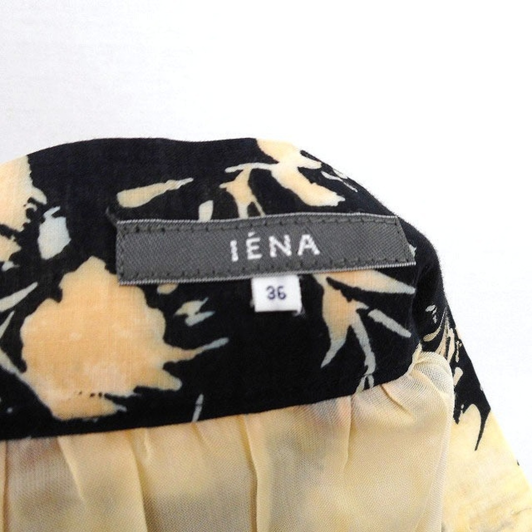 IENA(イエナ)のイエナ IENA フレア スカート 膝下 シフォン 花柄 大柄 ギャザー レディースのスカート(ひざ丈スカート)の商品写真