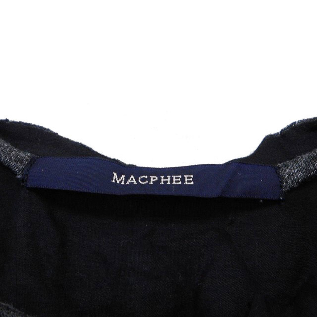 MACPHEE(マカフィー)のマカフィー トゥモローランド ワンピース フレア ミニ シルク混 ギャザー 38 レディースのワンピース(ミニワンピース)の商品写真