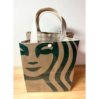 スターバックスコーヒー(Starbucks Coffee)の【スタバ】ショッパーリメイク(バッグ)