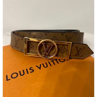 ルイヴィトン(LOUIS VUITTON)のルイヴィトン　ベルト・ドーフィーヌ 25MM リバーシブル　美品(ベルト)