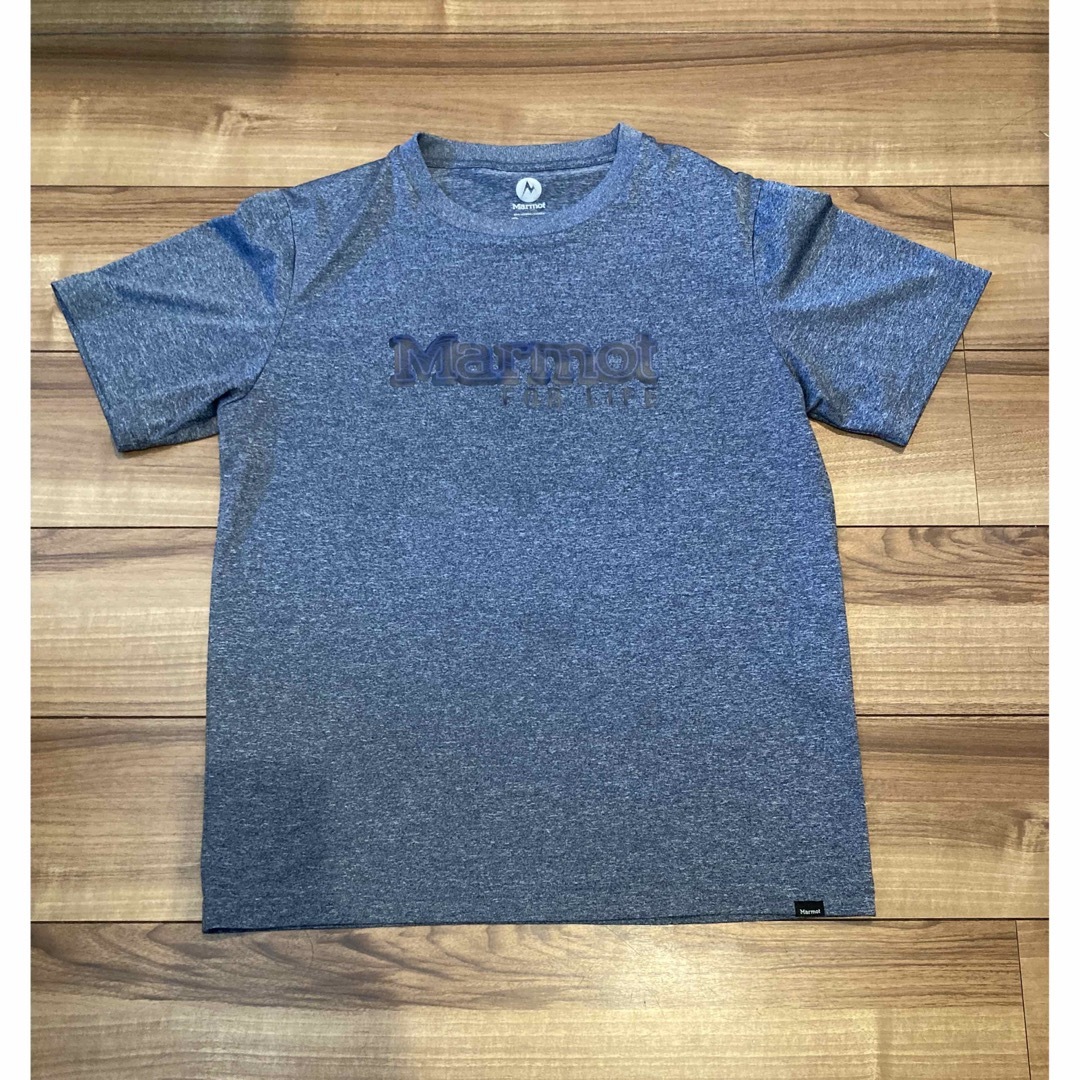 MARMOT(マーモット)のMARMOT マーモット　Tシャツ　Lサイズ　ダークブルー メンズのトップス(Tシャツ/カットソー(半袖/袖なし))の商品写真