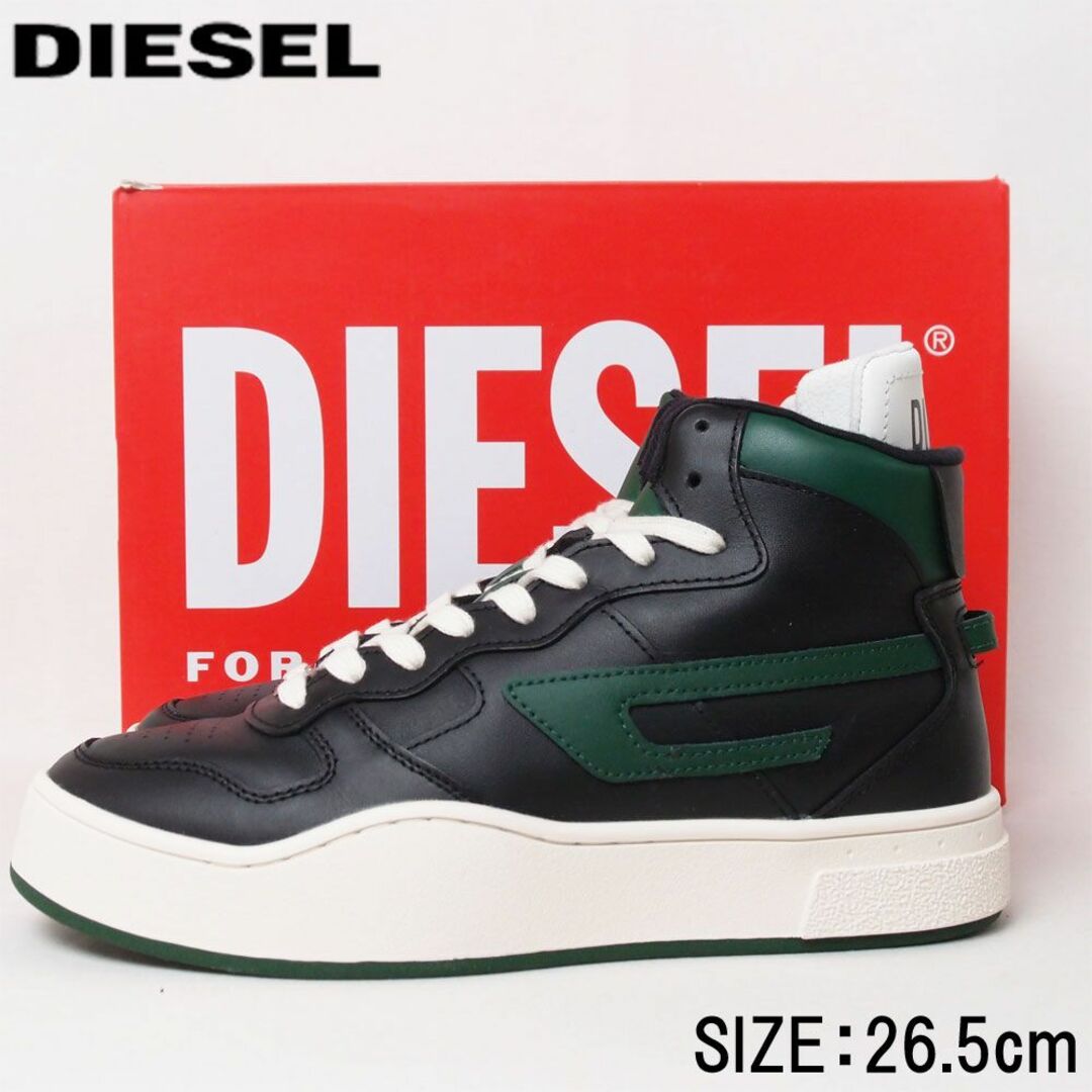 DIESEL - 新品 DIESEL ディーゼル ミッドカット レザースニーカー 26.5