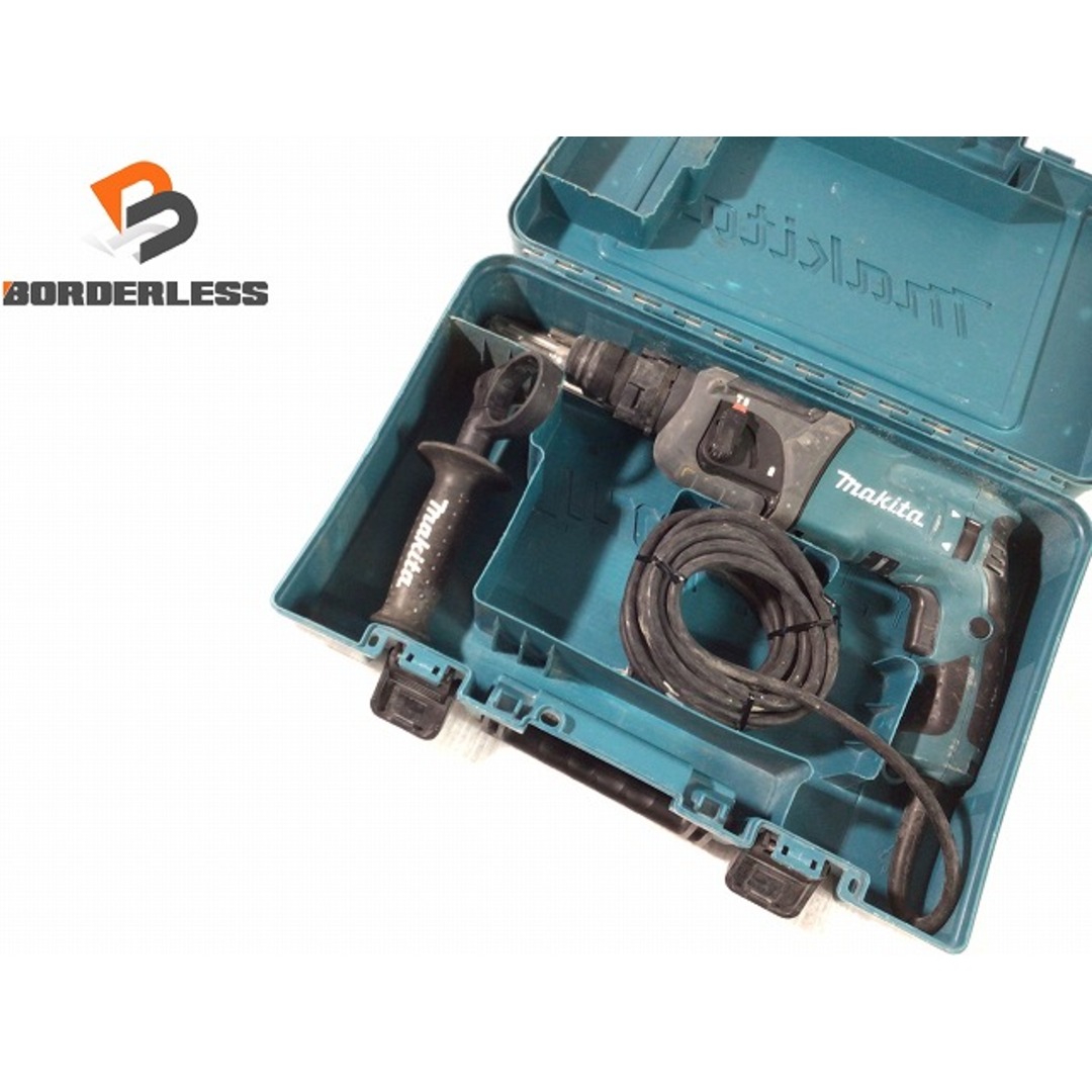 ☆品☆makita マキタ 100V 24mm ハンマドリル HR2460 ケース付 SDSプラスシャンク ハンマードリル 穴あけ 穿孔 74356