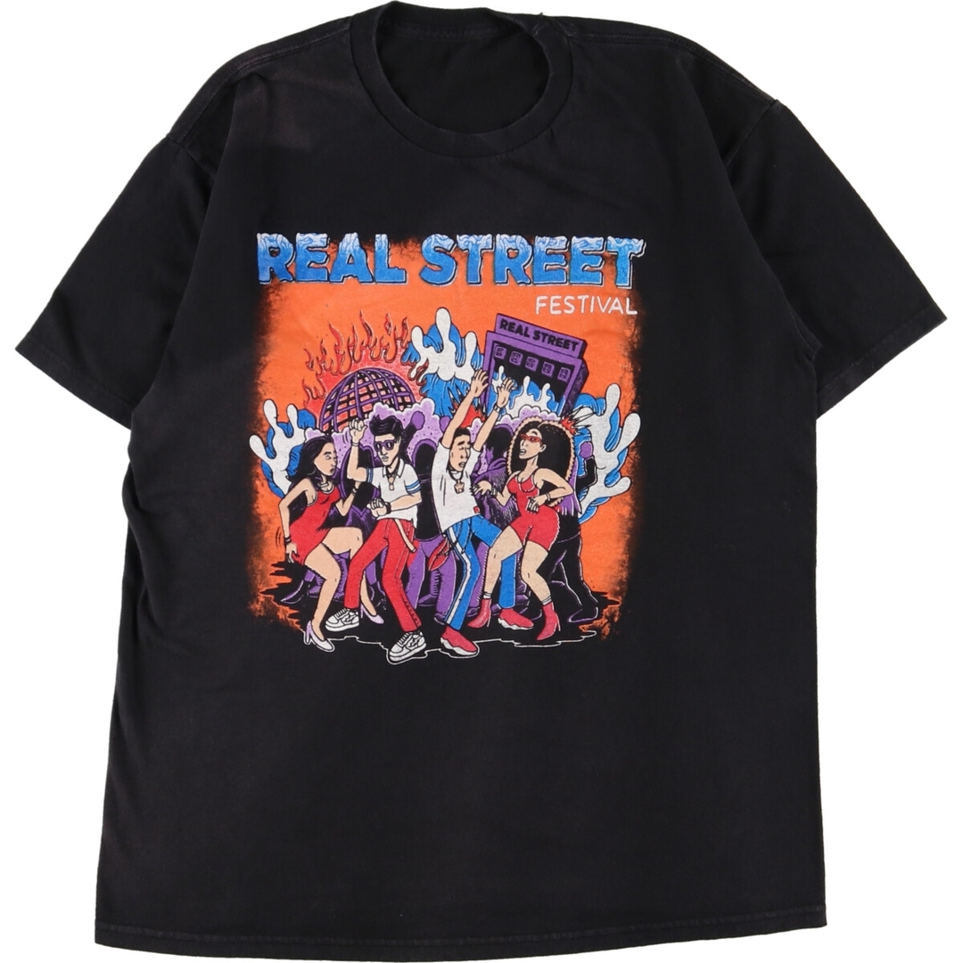 UNKNOWN REAL STREET FESTIVAL リアルストリートフェスティバル 両面プリント ラップTシャツ ラップT メンズM /eaa351806