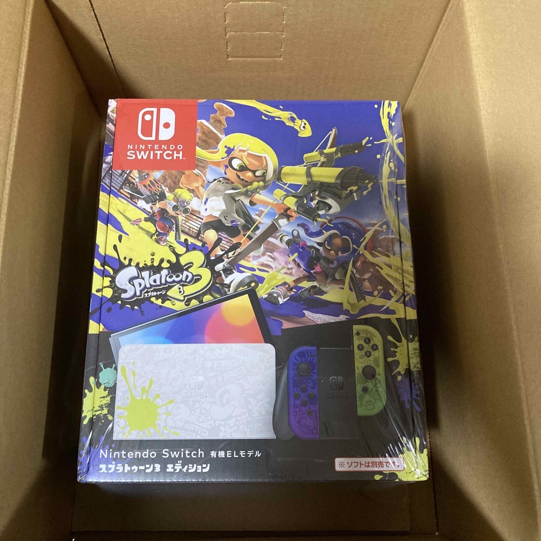 新品未使用】スプラ3エディションSwitch 有機EL 新品未使用】スプラ3エディションSwitch 有機EL
