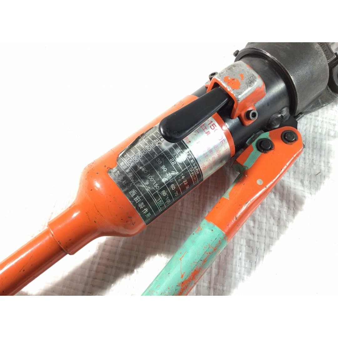 ☆中古品☆NISHIDA 西田製作所 ロータリー油圧端子圧着機 NC ☆中古品☆NISHIDA 西田製作所 ロータリー油圧端子圧着機 NC