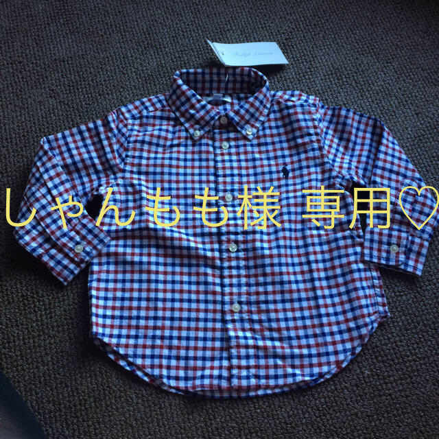 Ralph Lauren(ラルフローレン)のRALPH LAUREN チェックシャツ90♡ キッズ/ベビー/マタニティのキッズ服男の子用(90cm~)(その他)の商品写真