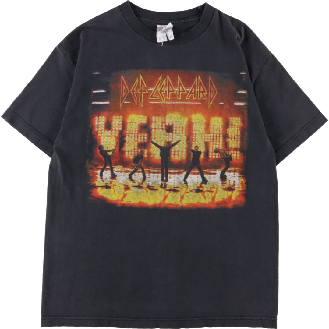 ALSTYLE APPAREL&ACTIVEWEAR DEF LEPPARD デフレパード 両面プリント バンドTシャツ バンT メンズM /eaa351611