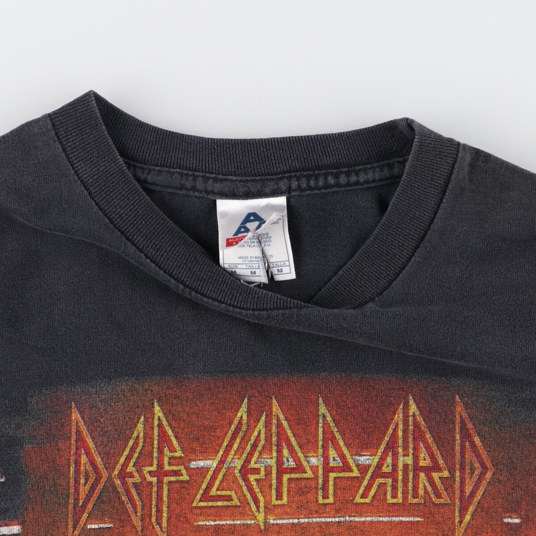 ALSTYLE APPAREL&ACTIVEWEAR DEF LEPPARD デフレパード 両面プリント バンドTシャツ バンT メンズM /eaa351611 2